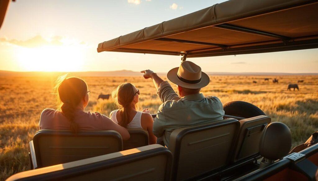 Private safari vehicle with guide for a budget-friendly African safari adventure Private safari vehicle with guide for a budget-friendly African safari adventure